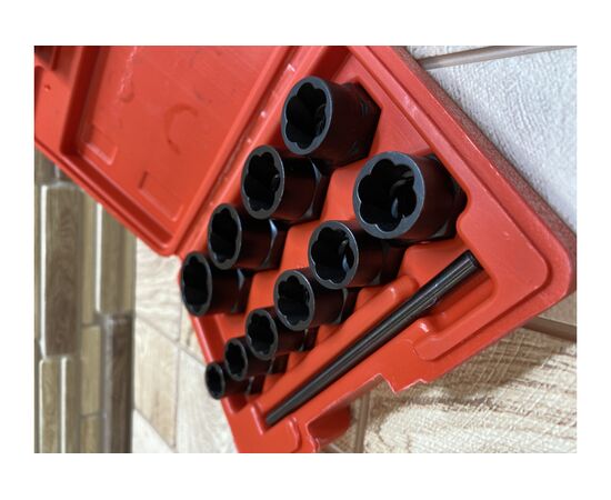  Набор головок-экстракторов высоких AV Steel AV-921089 9-19мм 