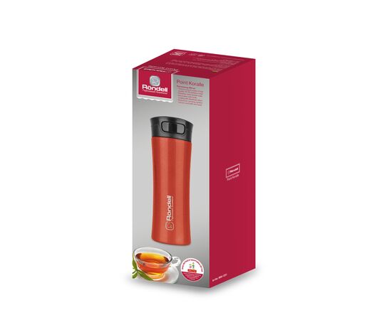  Термокружка Rondell Point Koralle RDS-1231R красный 