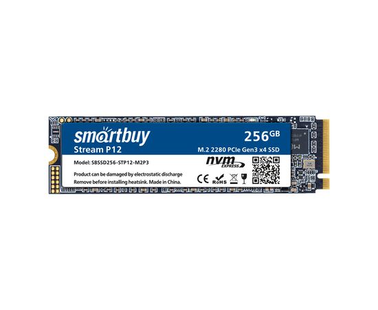  Внутренний SSD  Smart Buy  256GB  Stream P12, PCIe Gen3 x4, (M.2), 2280 