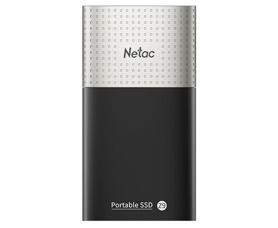  Внешний SSD  Netac   250 GB  Z9 USB-C чёрный/серебро, USB 3.2 