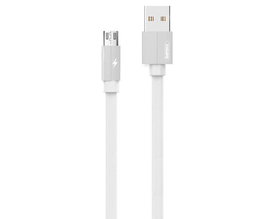  Кабель USB REMAX RC-094m  Kerolla USB - MicroUSB, 2.1А, 1 м, белый 