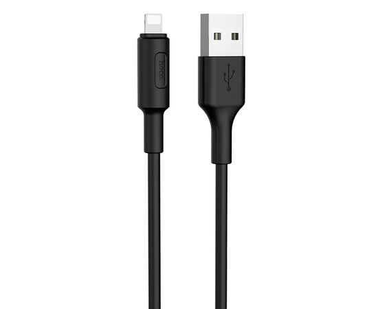  Кабель USB HOCO X25 Soarer USB - Lightning, 2А, 1 м, черный 