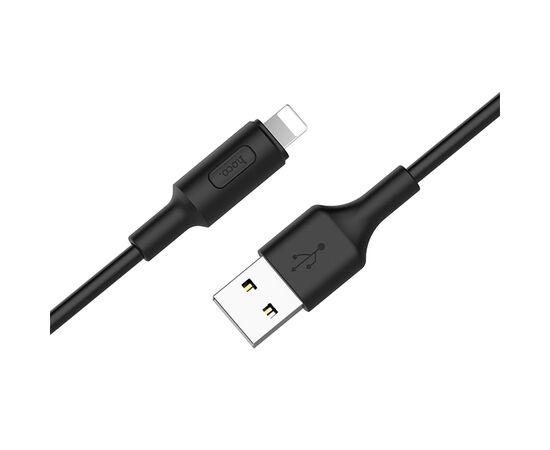  Кабель USB HOCO X25 Soarer USB - Lightning, 2А, 1 м, черный 