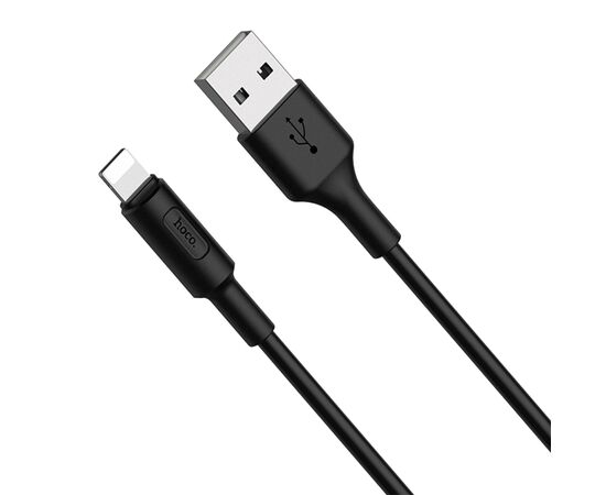  Кабель USB HOCO X25 Soarer USB - Lightning, 2А, 1 м, черный 