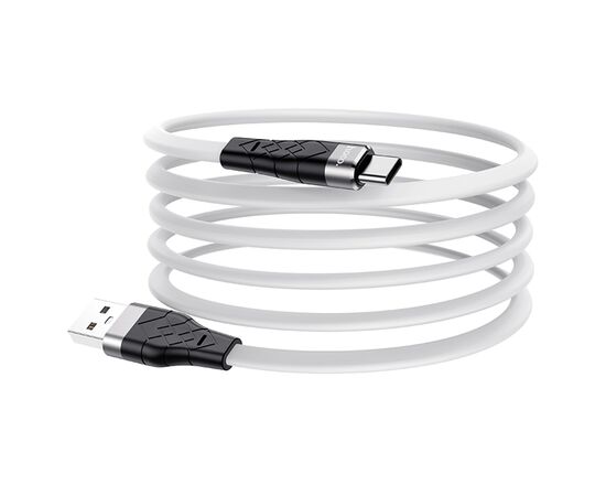  Кабель USB HOCO X53 Angel USB - Type-C, 2.4А, 1 м, белый 