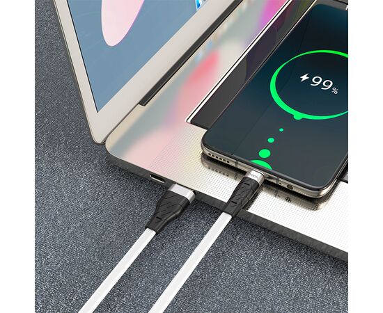  Кабель USB HOCO X53 Angel USB - Type-C, 2.4А, 1 м, белый 