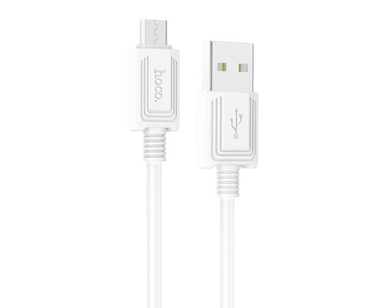  Кабель USB HOCO X73 USB - MicroUSB, 2.4А, 1 м, белый 