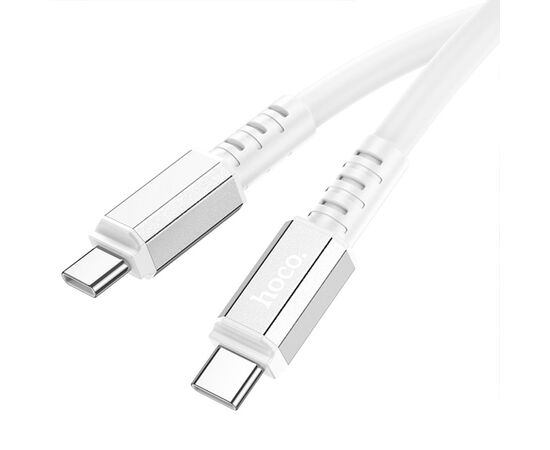  Кабель USB-C HOCO X85 Strength Type-C - Type-C, 60W, 1 м, белый 