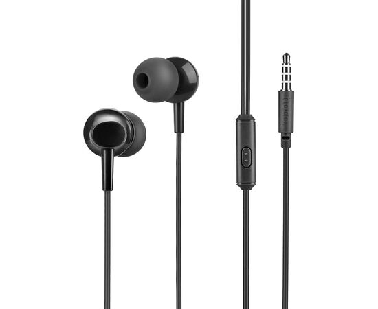  Проводные наушники HOCO M14 Inital, Jack 3.5mm, 1.2 м, черный 