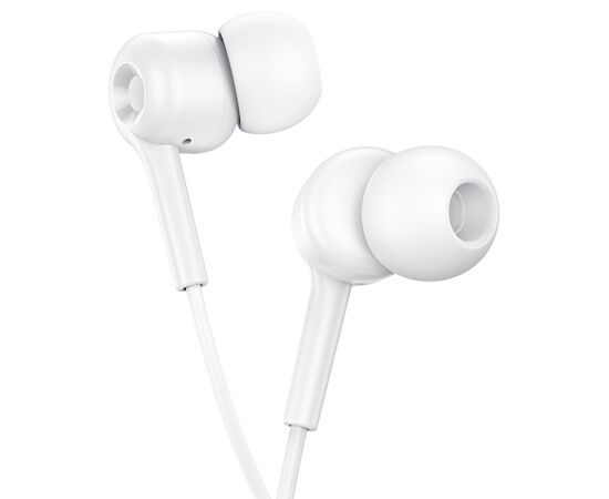  Проводные наушники HOCO M82 La musique, Jack 3.5mm, 1.2 м, белый 