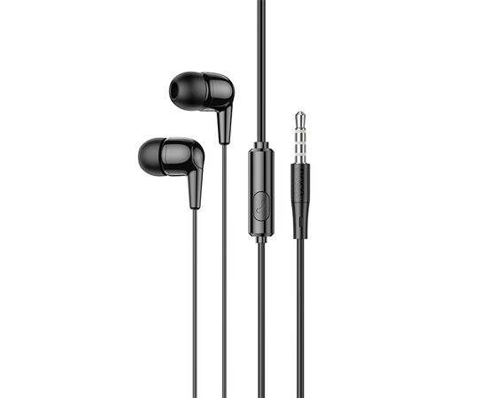  Проводные наушники HOCO M97 Enjoy, Jack 3.5mm, 1.2 м, черный 