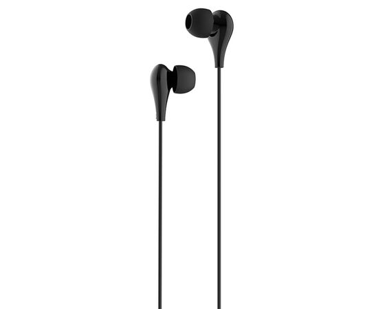  Проводные наушники BOROFONE BM24 Milo, Jack 3.5mm, 1.2 м, черный 