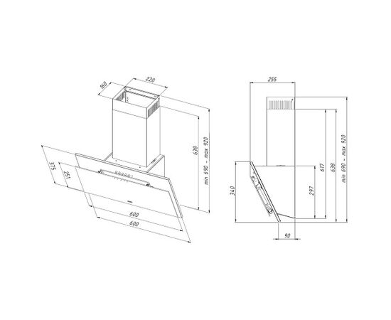  Вытяжка Akpo WK-4 Juno Eco черный 2171 