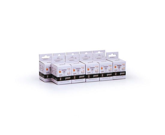  Лампа светодиодная GAUSS Elementary MR16 3.5W 290lm 3000K GU5.3 1/10/100 