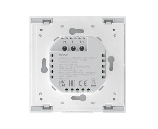 Умный выключатель Aqara H1 EU (WS-EUK03) 1-нокл. белый 