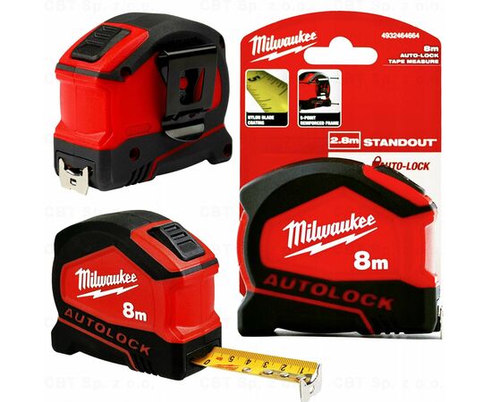  Рулетка Milwaukee Autolock 4932464664 8мx25мм 