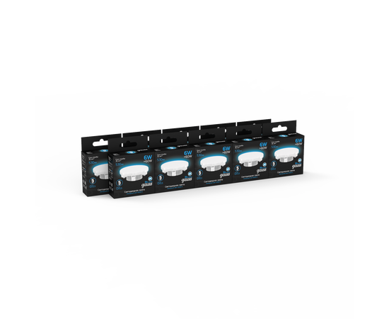  Лампа светодиодная GAUSS GX53 6W 530lm 6500K 1/10/100 