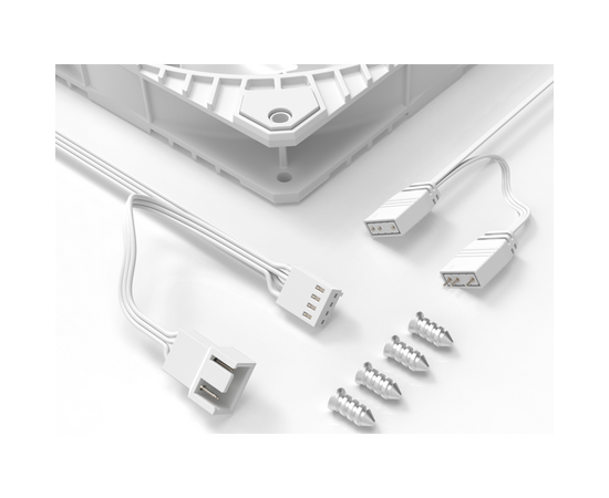  Вентилятор ID-COOLING WF-14025-XT ARGB White 140x140mm 4pin PWM White 