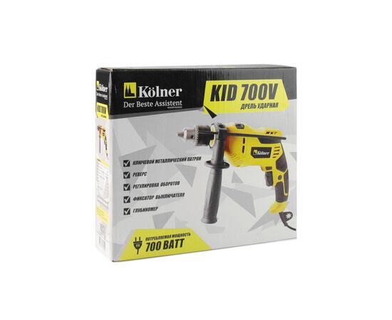  Дрель ударная Kolner KID 700V 