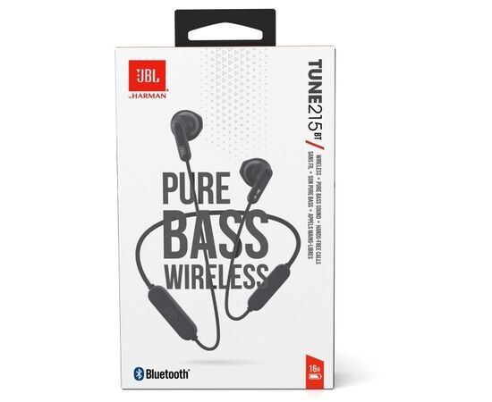  Наушники bluetooth JBL T215BT черный (JBLT215BTBLK) 