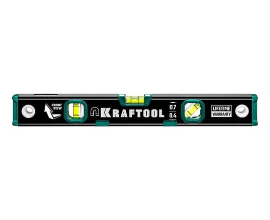  Уровень магнитный Kraftool 34785-40 с зеркальным глазком 400мм 