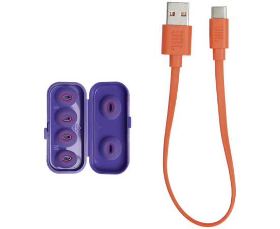  Наушники-гарнитура JBL Tune Flex Ghost фиолетовый 
