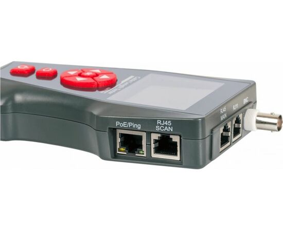  Кабельный тестер LANMASTER LAN-PRO-L/TPK-POE с измерением длины с трассировкой и определением POE 