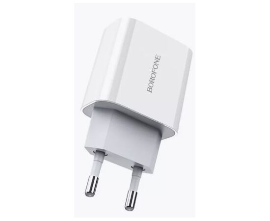  BOROFONE BA38A/ Сетевое ЗУ/ PD/ Type-C/ Выход: 20W/ White 