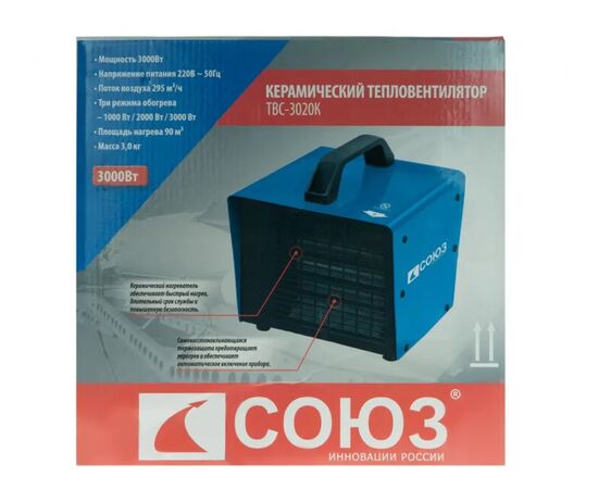  Тепловентилятор СОЮЗ ТВС-3020К 