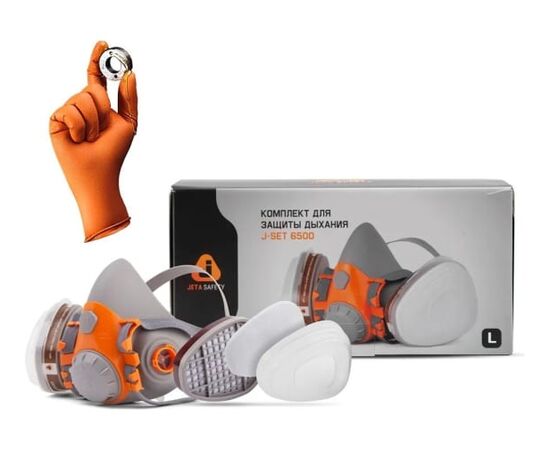  Комплект Jeta Safety 6500 (6500К-M) полумаска фильтрующая 