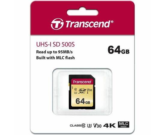  SDHC  16GB  Transcend 500S UHS-I 