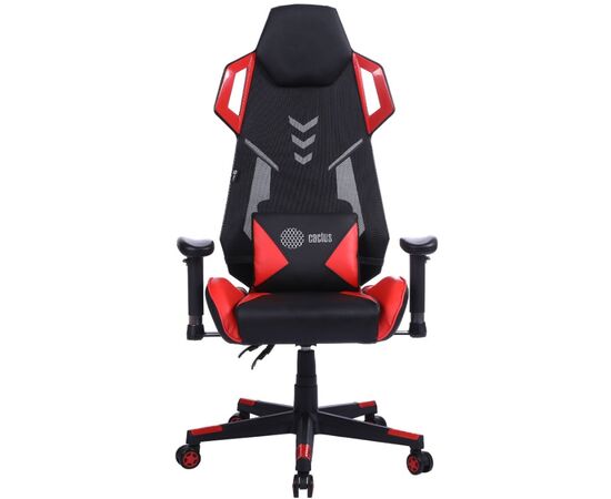  Кресло игровое Cactus CS-CHR-090BLR черный/красный 