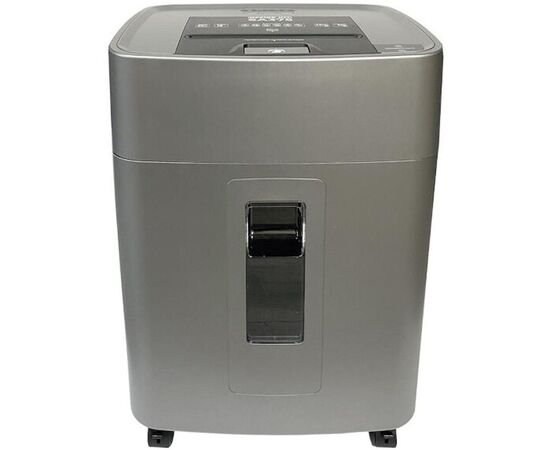  Шредер Office Kit SA375 (OK3810SA375) серый/черный с автоподачей (секр.P-4) фрагменты 375лист. 42лтр. скрепки скобы пл.карты CD 