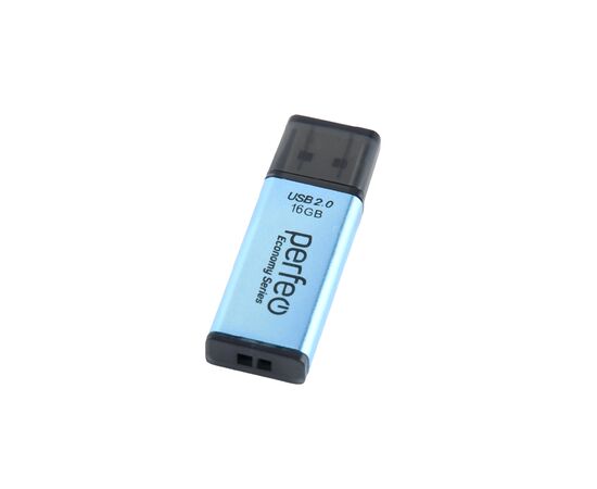 Флешка Perfeo 16GB E03 Голубая economy series 