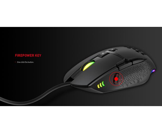  Мышка игровая с RGB подсветкой HAVIT GAMENOTE HV-MS1022 USB 3200 DPI Gaming 