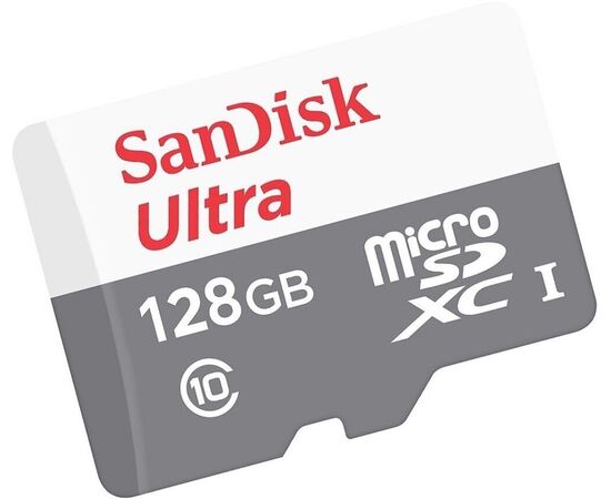 MicroSD  128GB  SanDisk Class 10 Ultra Light UHS-I  (100 Mb/s) без адаптера 