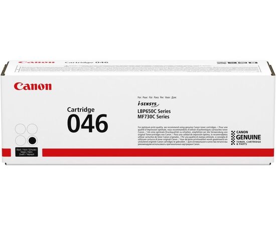  Картридж лазерный Canon 046 BK 1250C002 черный (2200стр.) для Canon i-SENSYS LBP650/MF730 