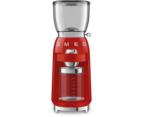  Кофемолка SMEG CGF11RDEU, красная 