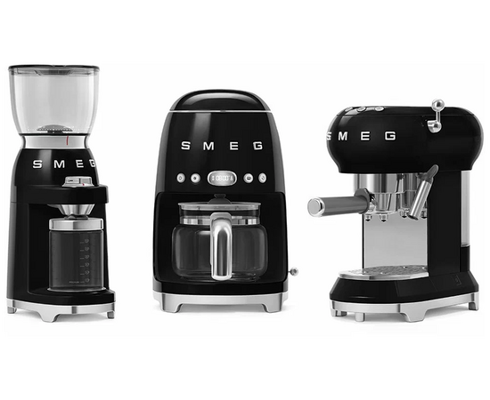  Кофемолка SMEG CGF11BLEU, черная 