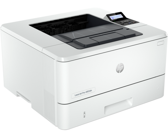  HP Принтер LJ Pro 4003DN (принтер, лазерный ч/б, A4, 40 ppm, дуплекс, 256MB, 1.2 MHz, tray 100+250 pages, USB, Ethernet)  (2Z609A) 