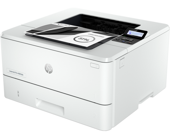  HP Принтер LJ Pro 4003DN (принтер, лазерный ч/б, A4, 40 ppm, дуплекс, 256MB, 1.2 MHz, tray 100+250 pages, USB, Ethernet)  (2Z609A) 
