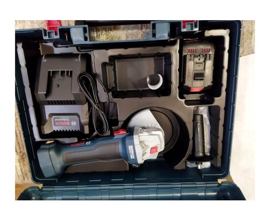  Углошлифовальная машина Bosch GWS 180-LI 06019H9021 11000об/мин рез.шпин. M14 d-125мм 