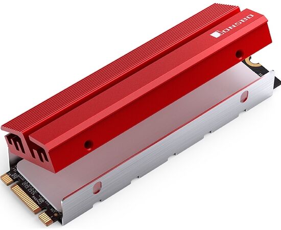  Радиатор для SSD M.2 2280 JONSBO M.2-6 Red (красный) 