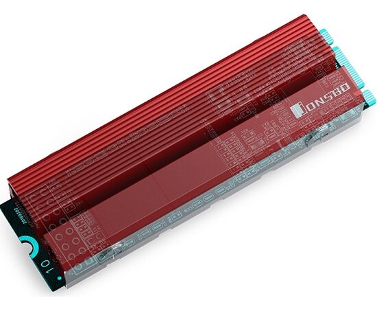  Радиатор для SSD M.2 2280 JONSBO M.2-6 Red (красный) 