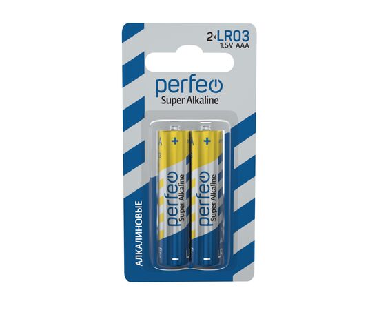  Батарейка Perfeo LR03/2BL mini Super Alkaline 