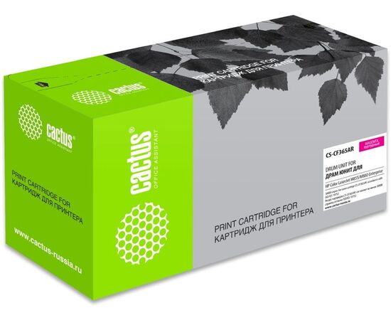  Блок фотобарабана Cactus CS-CF365AR пурпурный ч/б:30000стр. для CLJ M855/M880 Enterprice HP 