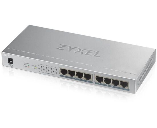  Коммутатор Zyxel GS1008HP-EU0101F 8G 8PoE+ 60W неуправляемый 