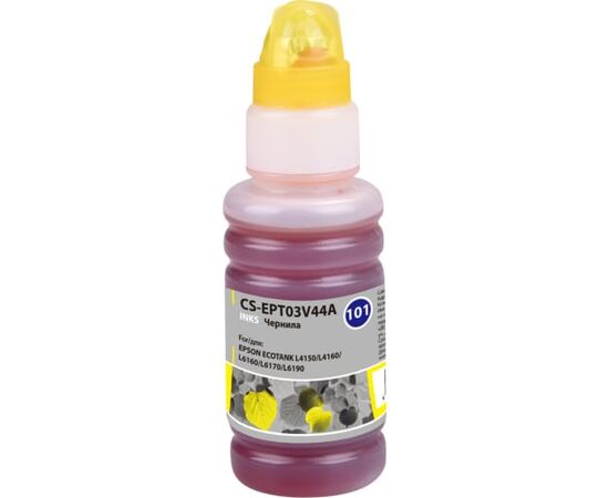  Чернила Cactus CS-EPT03V44A 101Y желтый 70мл для Epson L4150/L4160/L6160/L6170 
