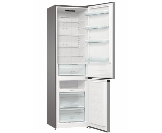  Холодильник Gorenje NRK6201PS4 серебристый металлик 