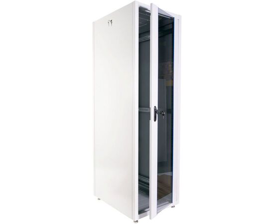  Шкаф коммутационный ЦМО ШТК-Э-42.8.8-13АА напольный 42U 800x800мм пер.дв.стекл металл серый 